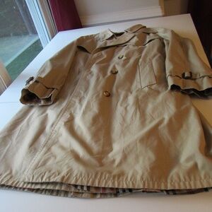 Men's R-48 Double Breasted Tan Trench Coat